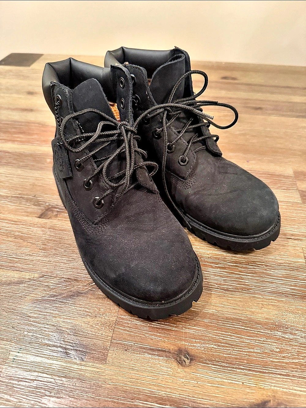 Timberland Junior 6-Inch Premium Waterproof Boots Black